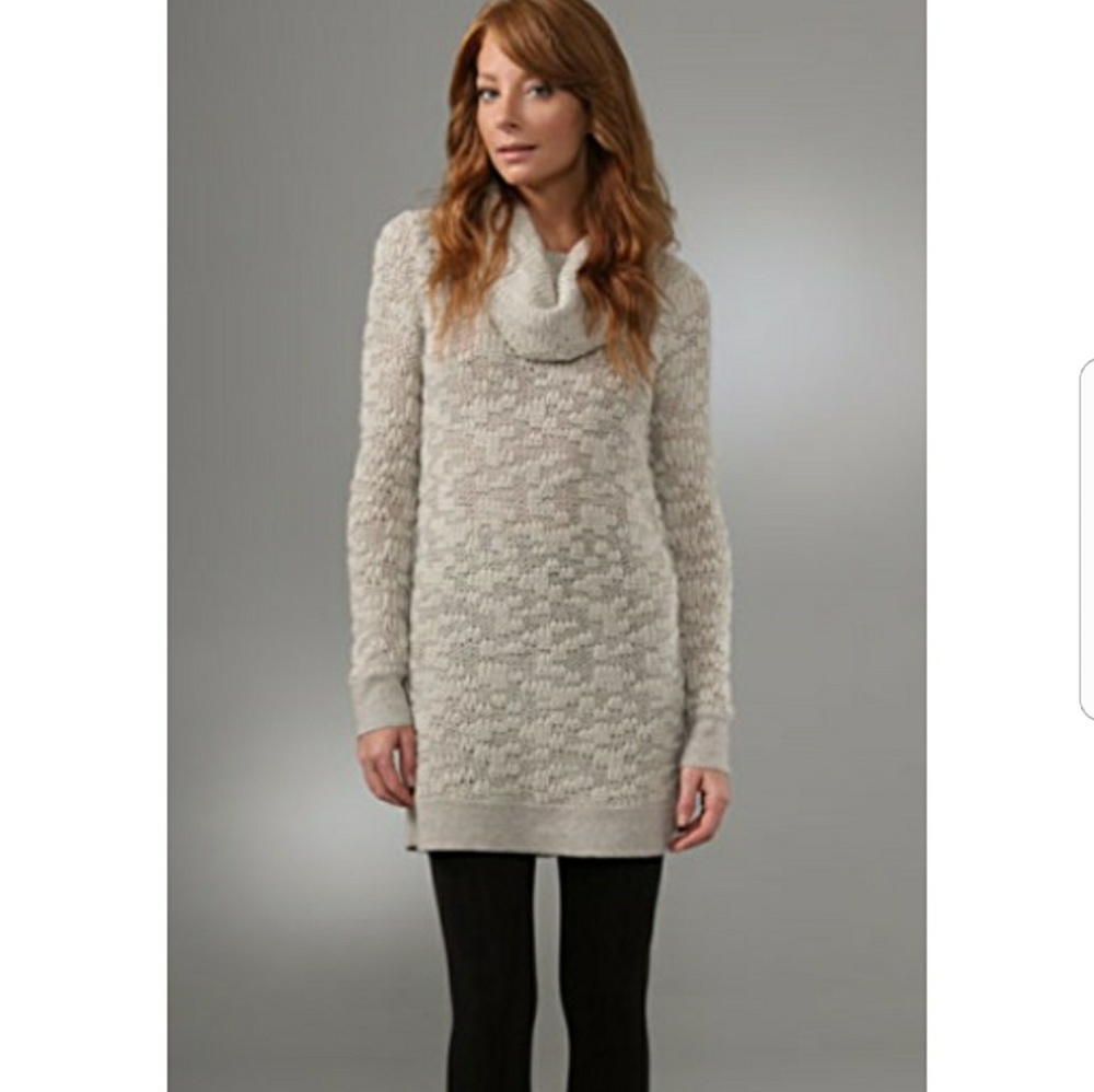 Sz P Helmut Lang Cowl Neck Sweater Dress - Picture 2 of 8